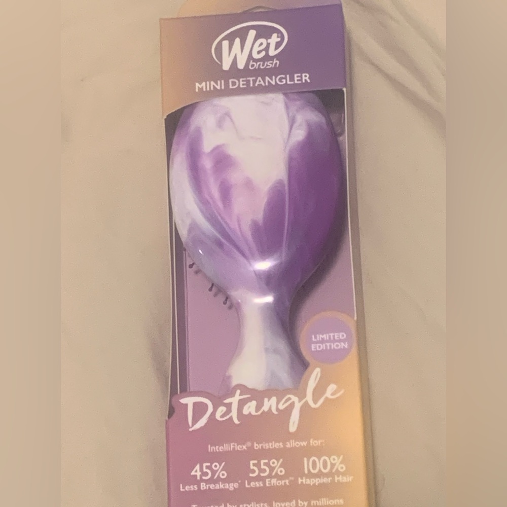 Wet Brush Mini Detangler - Gemstone - Amethyst
